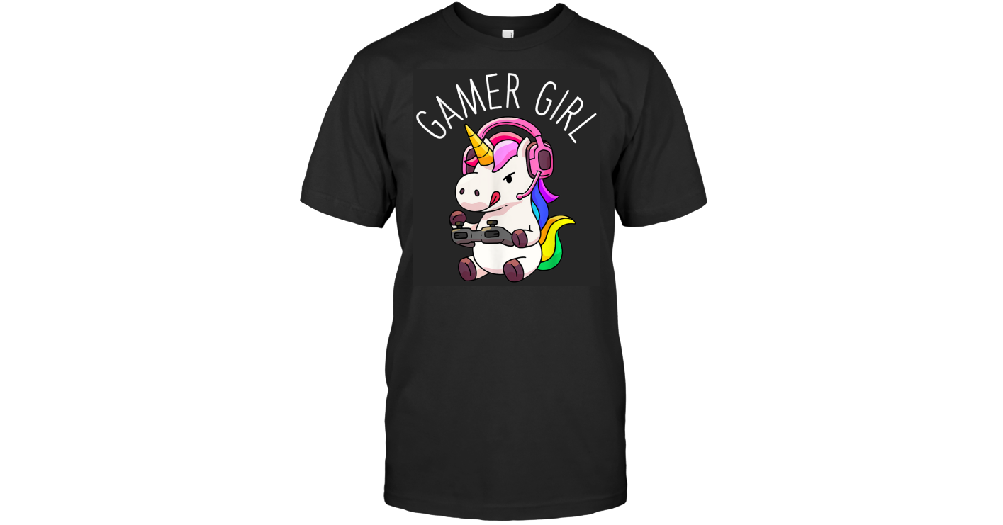 Gamer Girl Unicorn Gaming Cute Video Game Unicorn