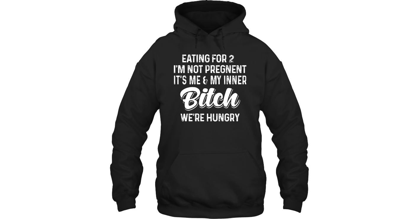 I Am Not Pregnant Fleece Hoodies Outfit Funny Hoodies Womens Fashion ...
