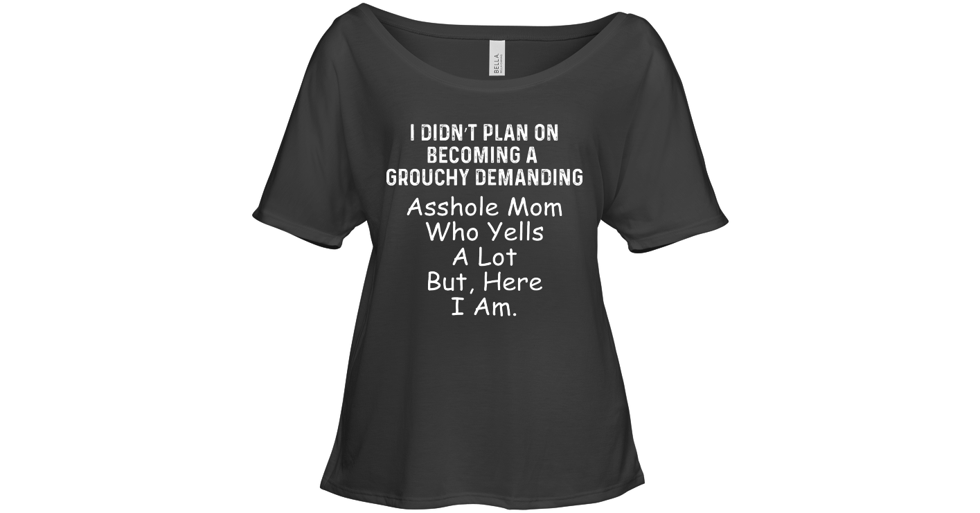 Who Yells A Lot Funny Slouchy Shirt Off Shoulders Slouchy T Shirt For ...